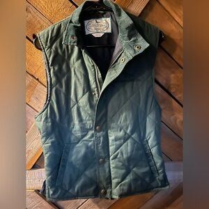 Green Quilted Vest Mountain Horse